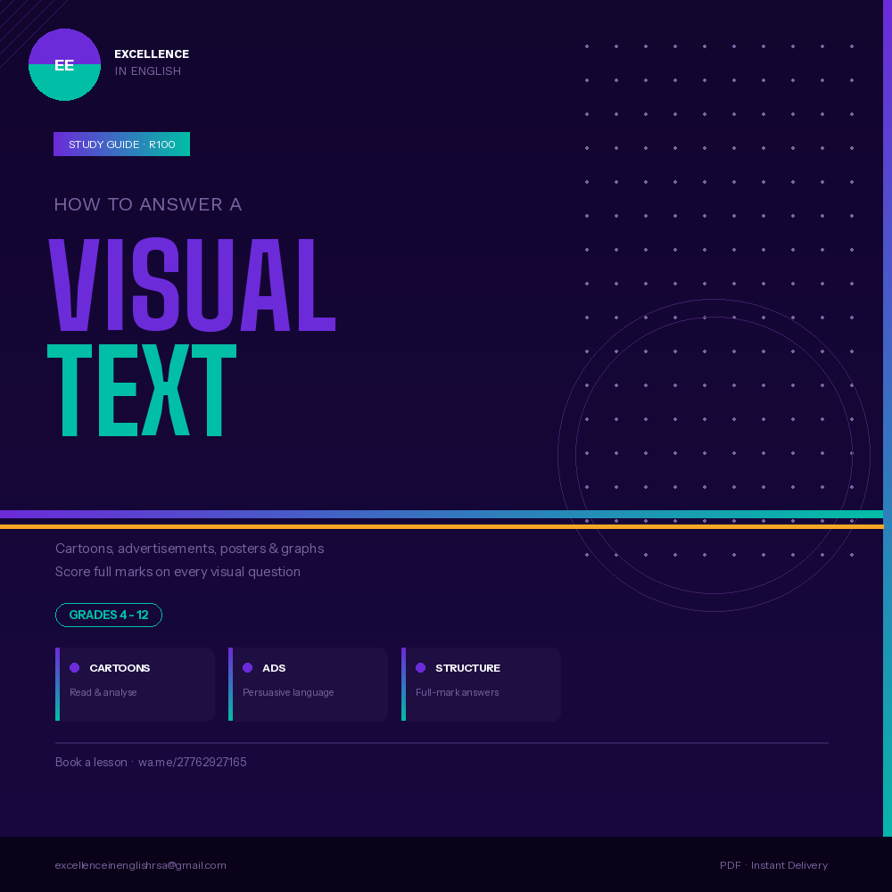 How to Answer a Visual Text